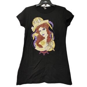 The Little Mermaid Vanessa Ursula Poor Unfortunate Souls T-Shirt Black Womens L